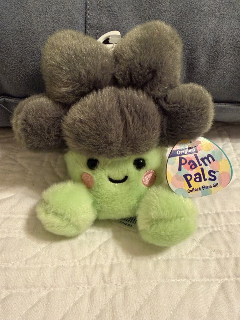 Palm Pals Plush Luigi Broccoli Collectible 5” Adorable